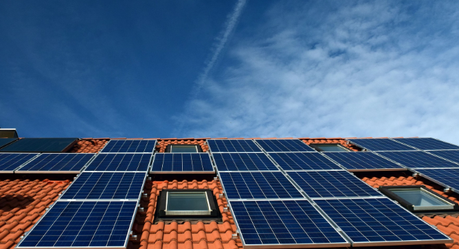 solar tile roof racking