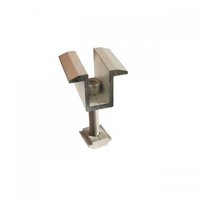 Aluminum PV Solar Panel Mounting Clamps